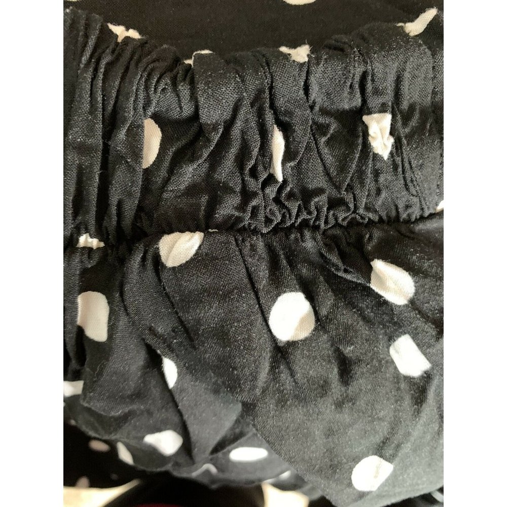 Torrid 1X 14/16 Black & White Polka Dot Skirt - Picture 2 of 5